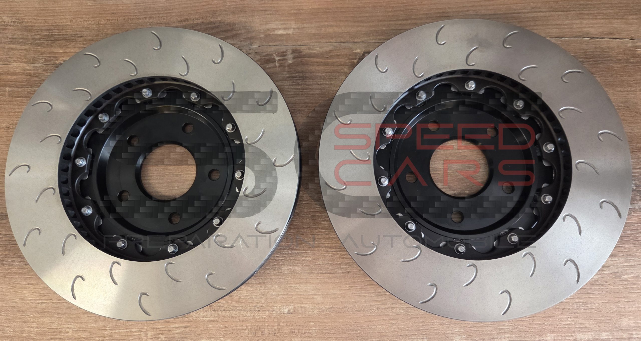 Paire de disques de frein sur bol alu Avant SCracing Nissan 350z (Flottant) – Image 3