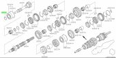 Circlip de calage d&rsquo;arbre primaire de boite nissan 350z